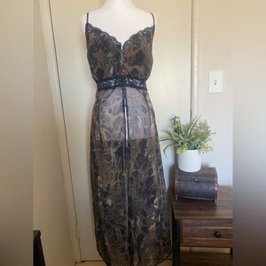 Fashion‎ Nova Black Sheer Lace Chemise women size 1x